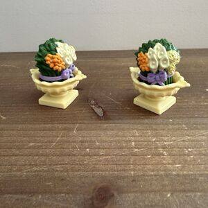 Fisher Price Loving Family Dollhouse Flowers & Pot Decoration Potted Plant Set